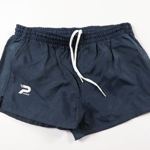 80s New Patrick Youth Large Soccer Shorts Blue